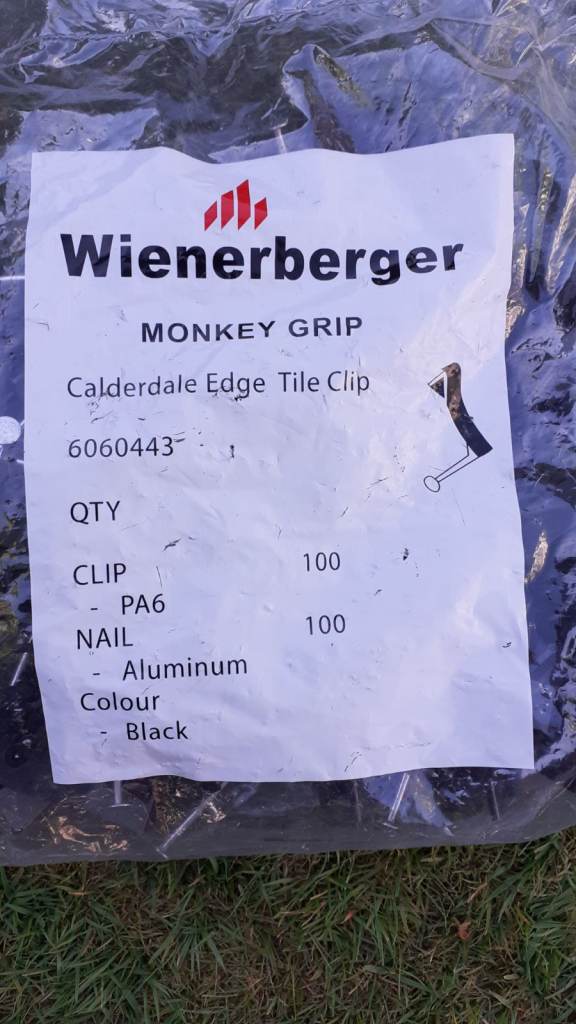Roof Monkey Grip Calderdale Edge Tile Clips