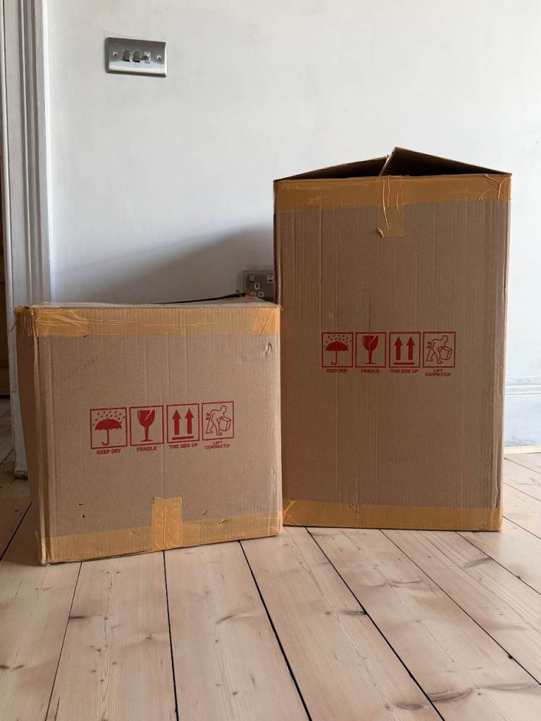 Moving boxes - Used once