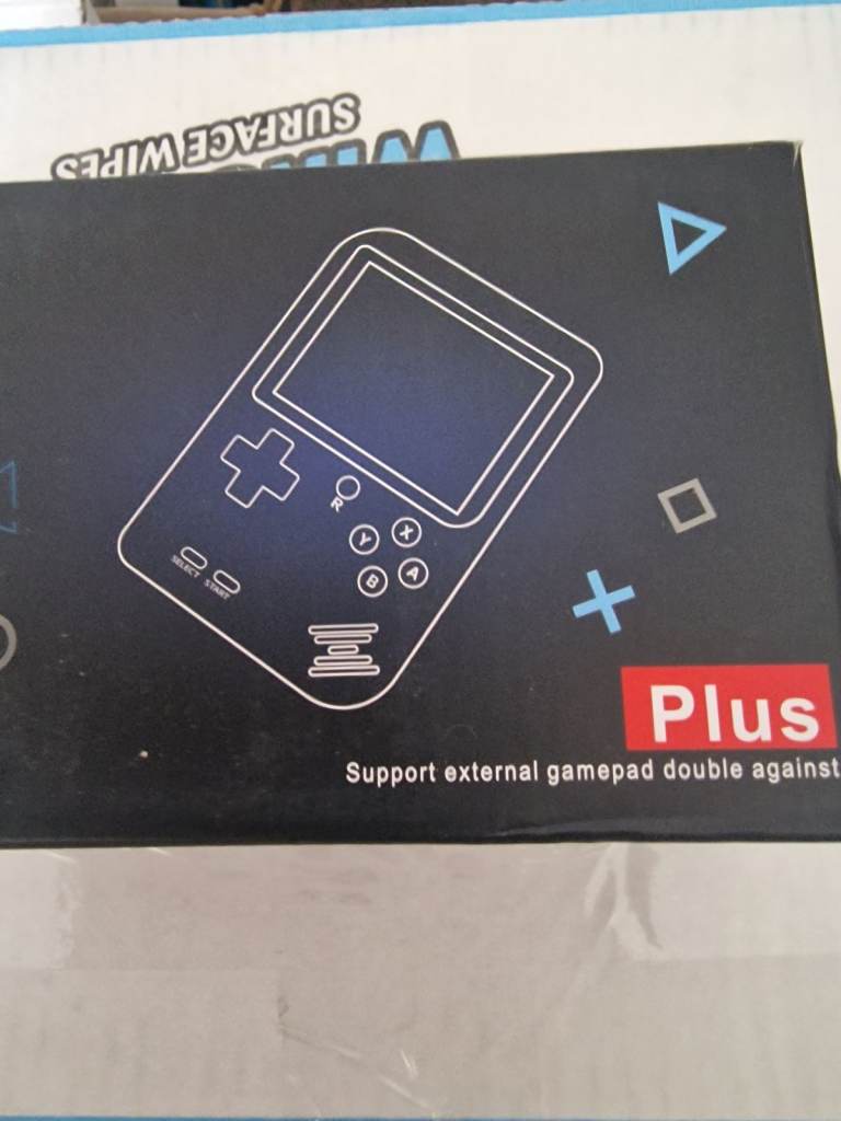 Retro Handheld Gaming Console Plus – New, Boxed