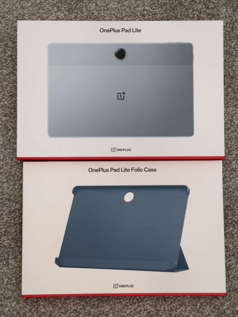Oneplus Pad Lite 11" Tablet 128GB Wifi Blue + Folio Case