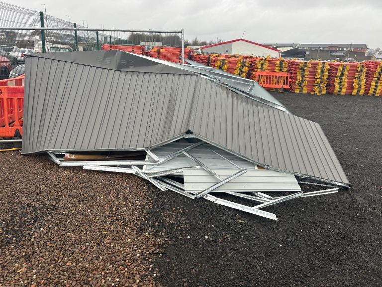 Brand New Shed Metal -Spairs or repairs must uplift 