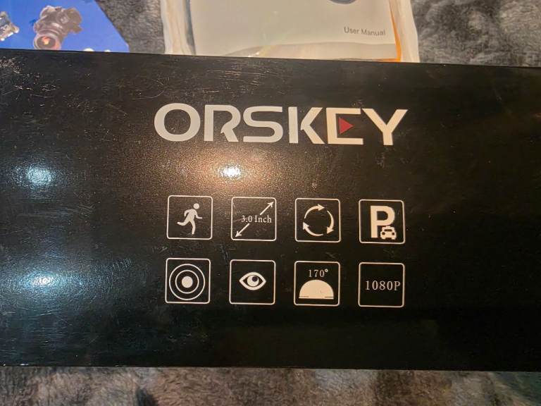 ORSKEY S800 Car Dash Camera 1080P & 32GB SD Card Driving Recorder Brand New .