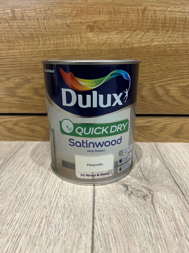 Dulux Quick Dry Satinwood Paint 750ml
