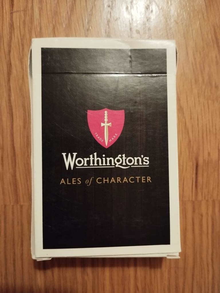Worthington's Playing Cards - Pub Stuff / Man Cave / Breweriana
