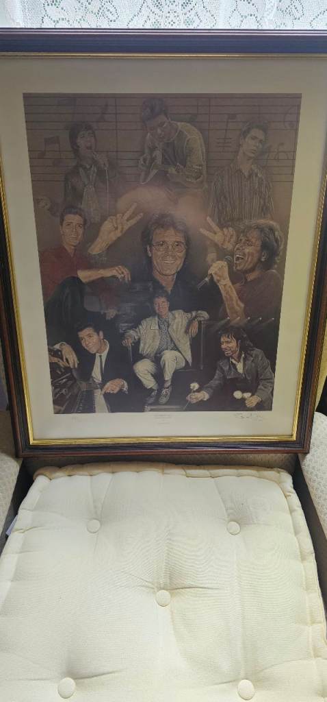 Cliff Richard Ltd Edition Print c/w COA £40