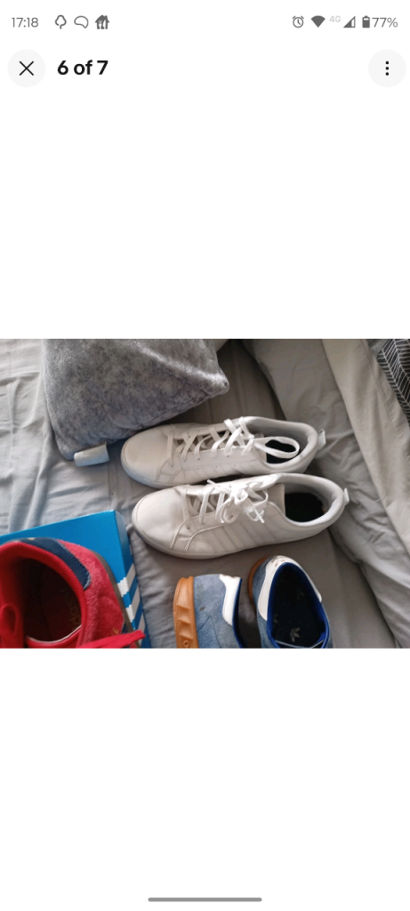 Men's Adidas size 8 job lot 