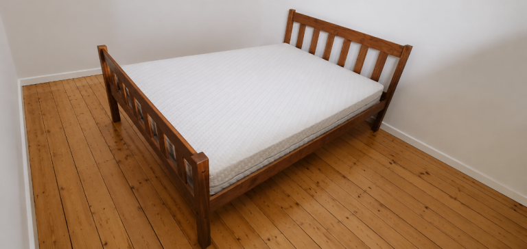 LPD Havana Pine Wooden Bed Frame + mattress 