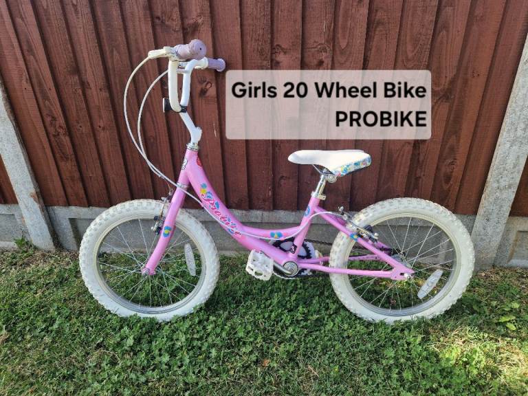 Girls 20 wheel bike - Probike - 6 to 9 Years