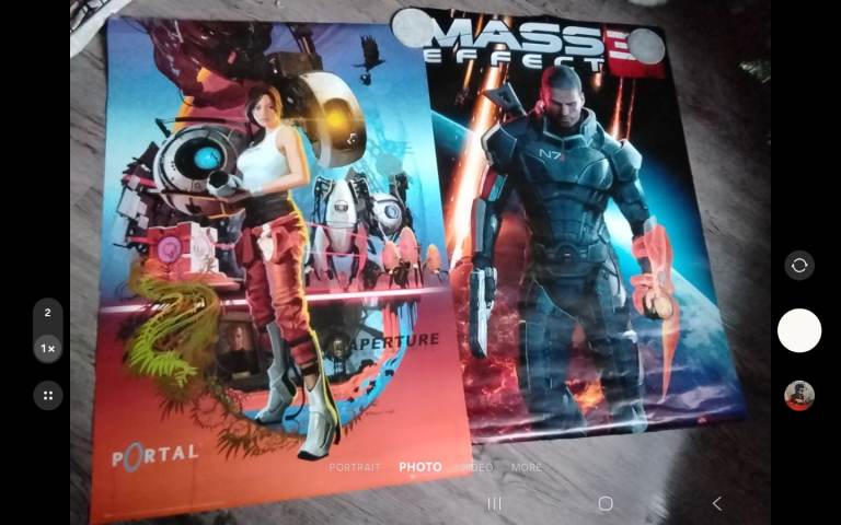 2 video games posters cool gaming room display 92 x 62 cms 