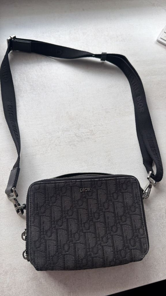 Dior Crossbody Bag – Black, Good Condition