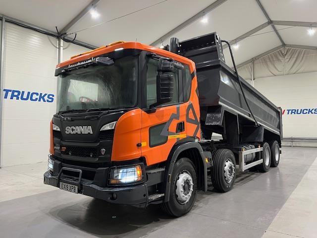 Scania P410 XT 8x4 Rest Cab Steel Tipper
