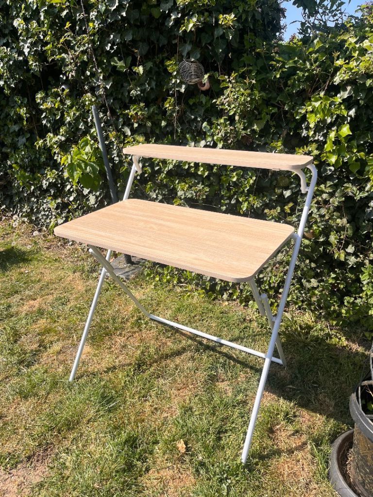 Foldaway Work Station With Monitor Shelf. Brand New, Never Used