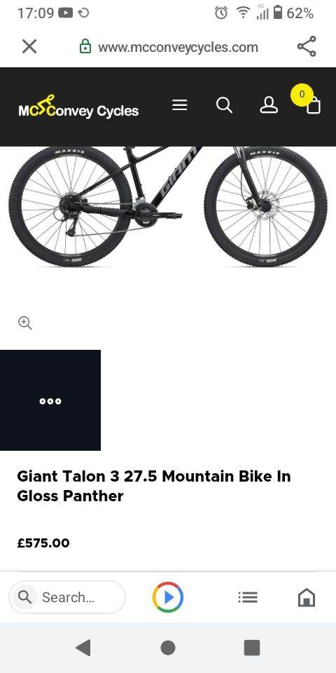 Giant Talon 3 (small adults 27.5/3) mountain bike. 