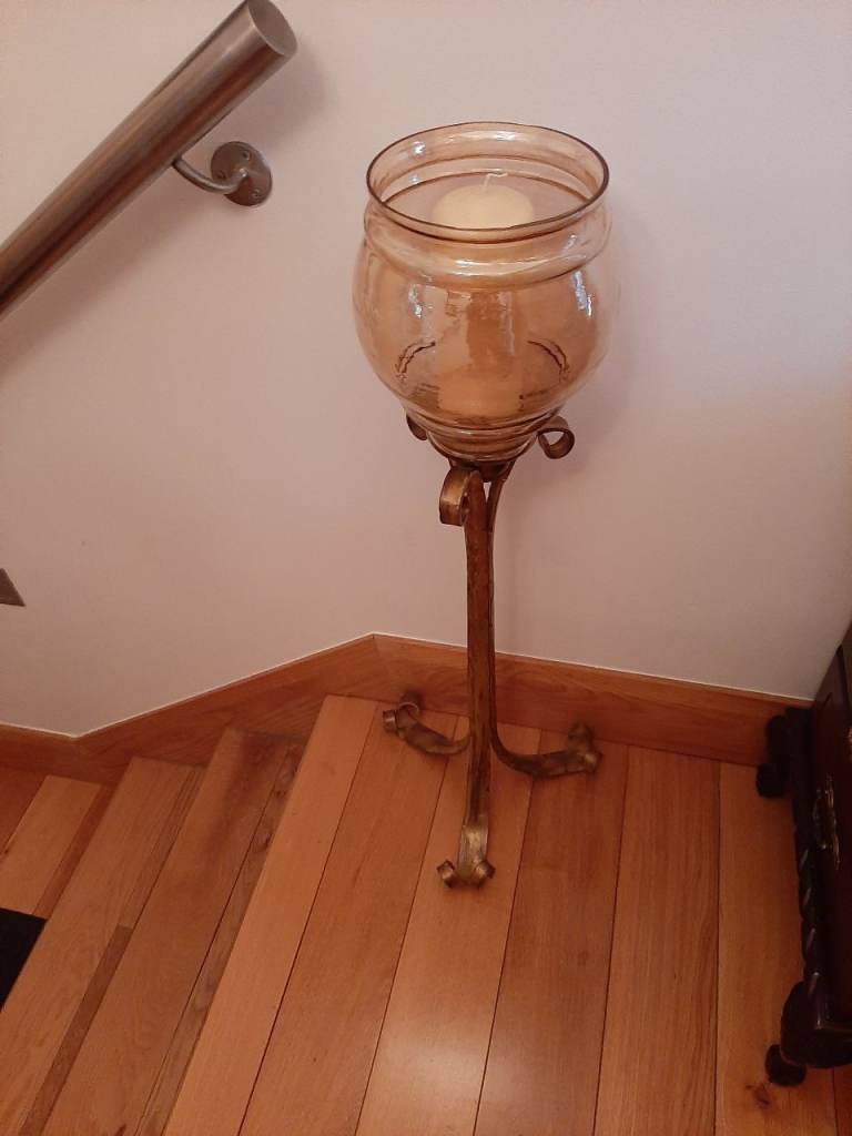  excellent condition candle, plant holder or use without