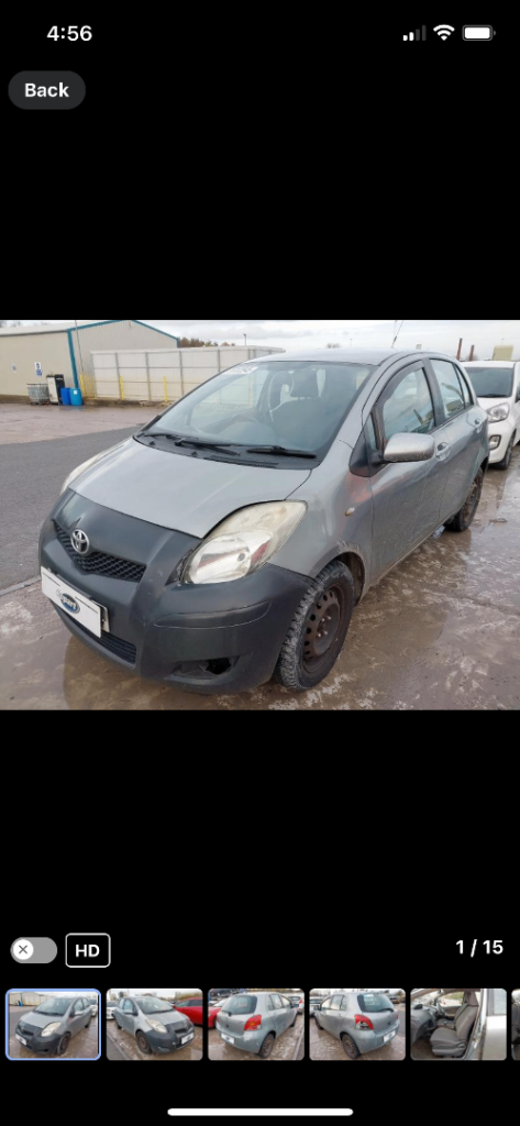 2009 Toyota Yaris BREAKING PARTS ONLY 