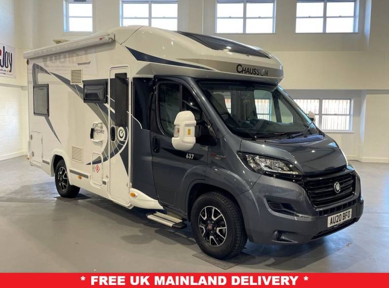 2020 Fiat CHAUSSON WELCOME 637 2.3 AUTOMATIC 3 BERTH  MOTORHOME Diesel Semi Automatic