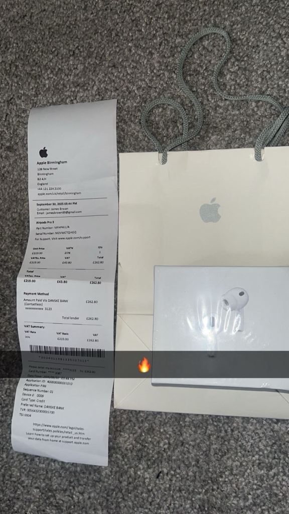 Air pod pro 3s brand new 