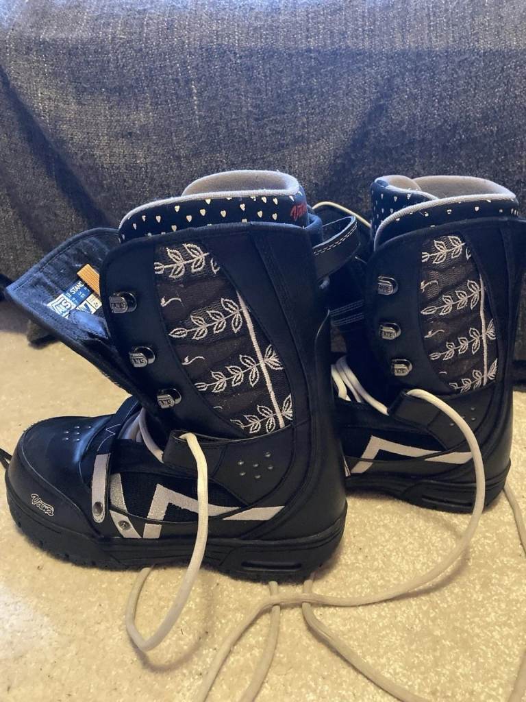 Vans Hi-Standard OG Snowboard Boots – Black, UK 6.5 (EU 40)