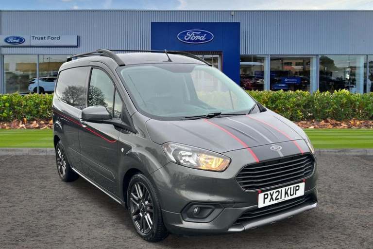2021 Ford Transit Courier Sport 1.5 TDCi 100ps 6 Speed, ROOF BARS, PLY LINED Manual Panel Van Die...