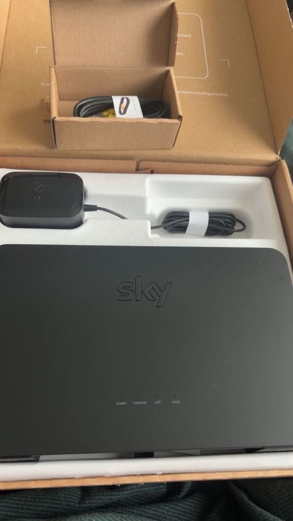 Sky box unused 