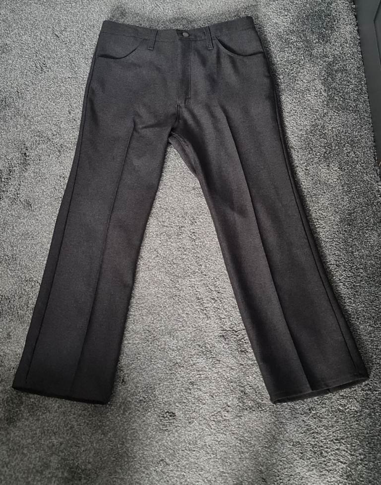 Wrangler Wrancher Bootcut Dress Jeans Heather