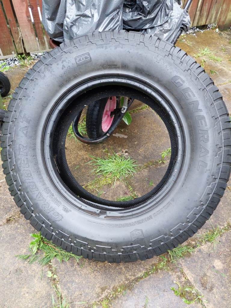 Old Large Tyre ,Collection Glasgow 