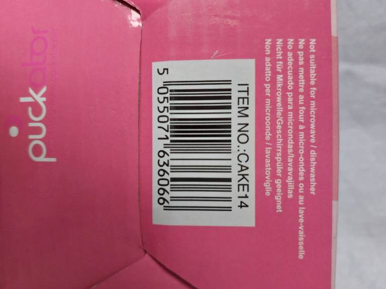 Puckator Cupcake ceramic mug with lid