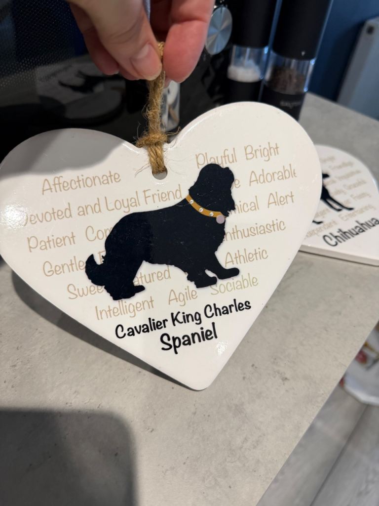 Cavalier King Charles wall plague 