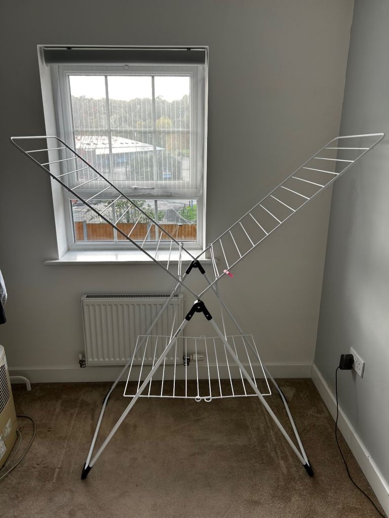 Brabantia T-Model Drying Rack — Foldable Clothes Airer
