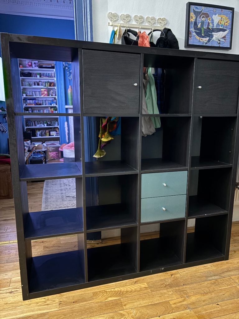 Kallax 4x4 TWO units with inserts 