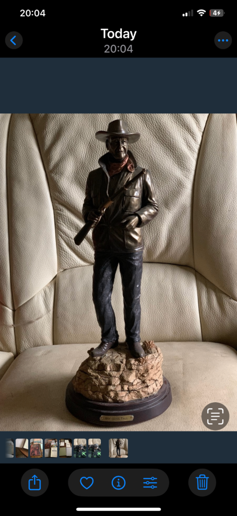 John Wayne various collectibles 