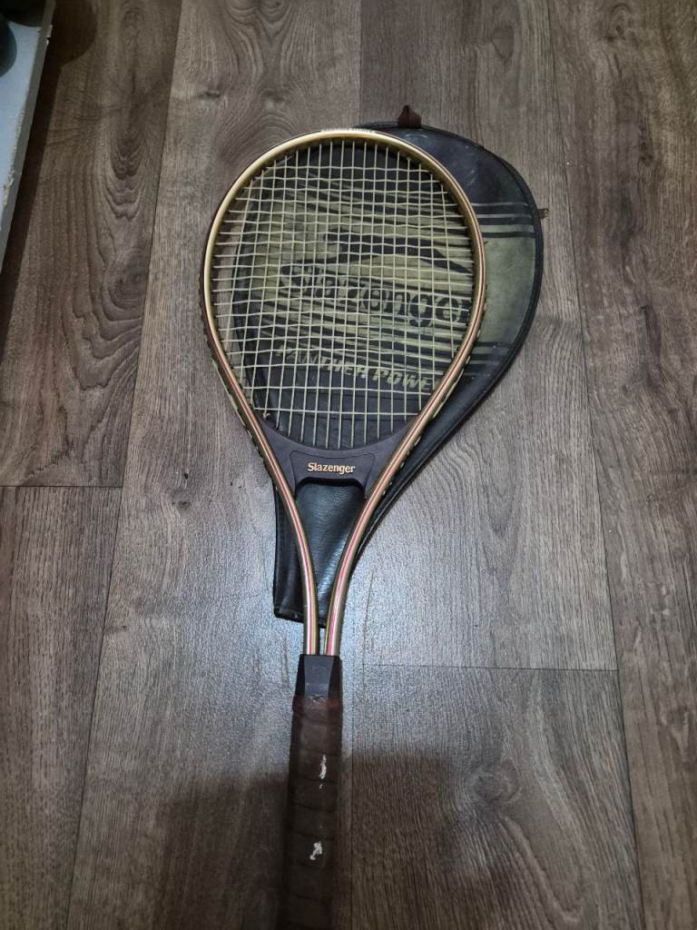 Tennis racket with case