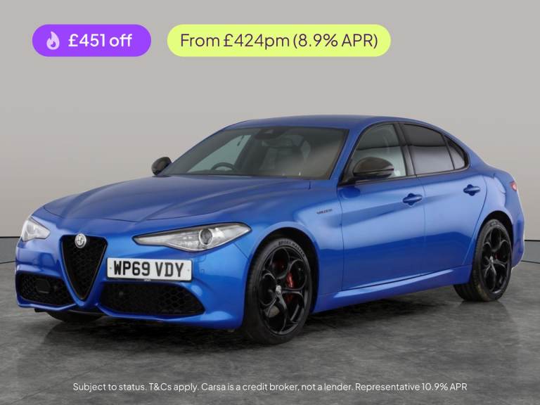 2019 Alfa Romeo Giulia 2.0T Veloce Ti Saloon 4dr Petrol Auto Euro 6 (s/s) (280 ps) - CLIMATE PACK...