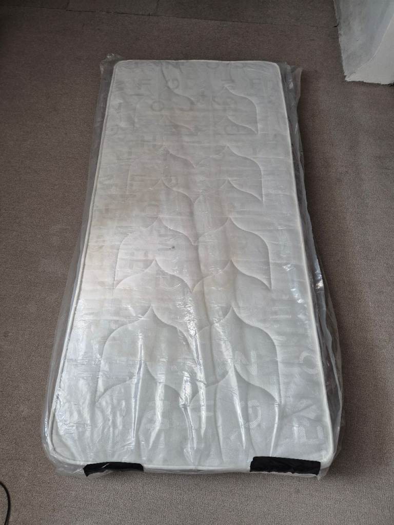 Single Mattress in Plastic Cover