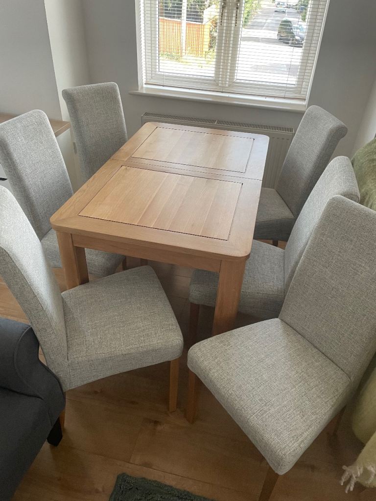 Dining table and chairs