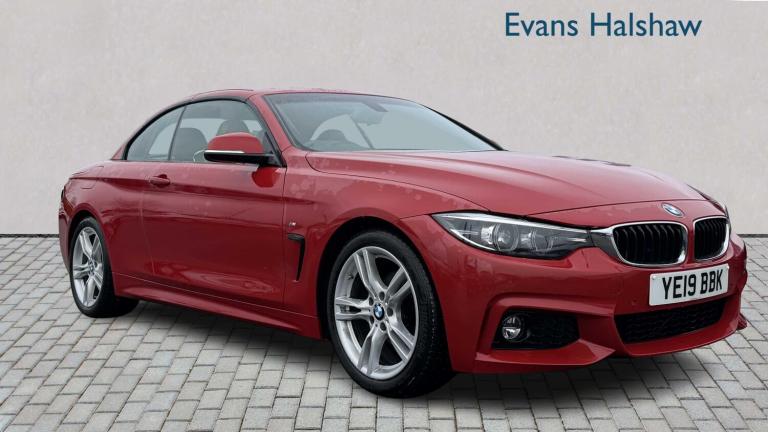 2019 BMW 4 Series 420i M Sport 2dr Auto [Professional Media] CONVERTIBLE PETROL Automatic