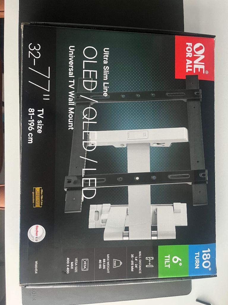 32-77” Full Motion TV Bracket never used