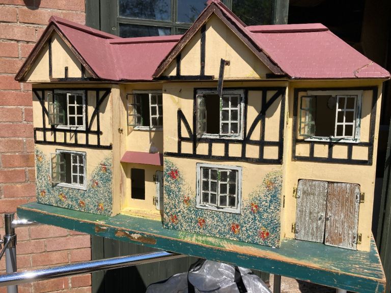 Vintage Wooden Dolls House