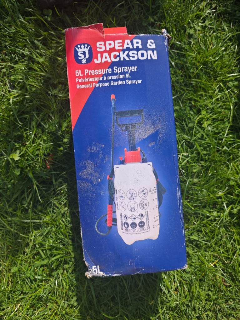Spear & Jackson 5LPAPS 5 Litre Pump Action Pressure Sprayer
