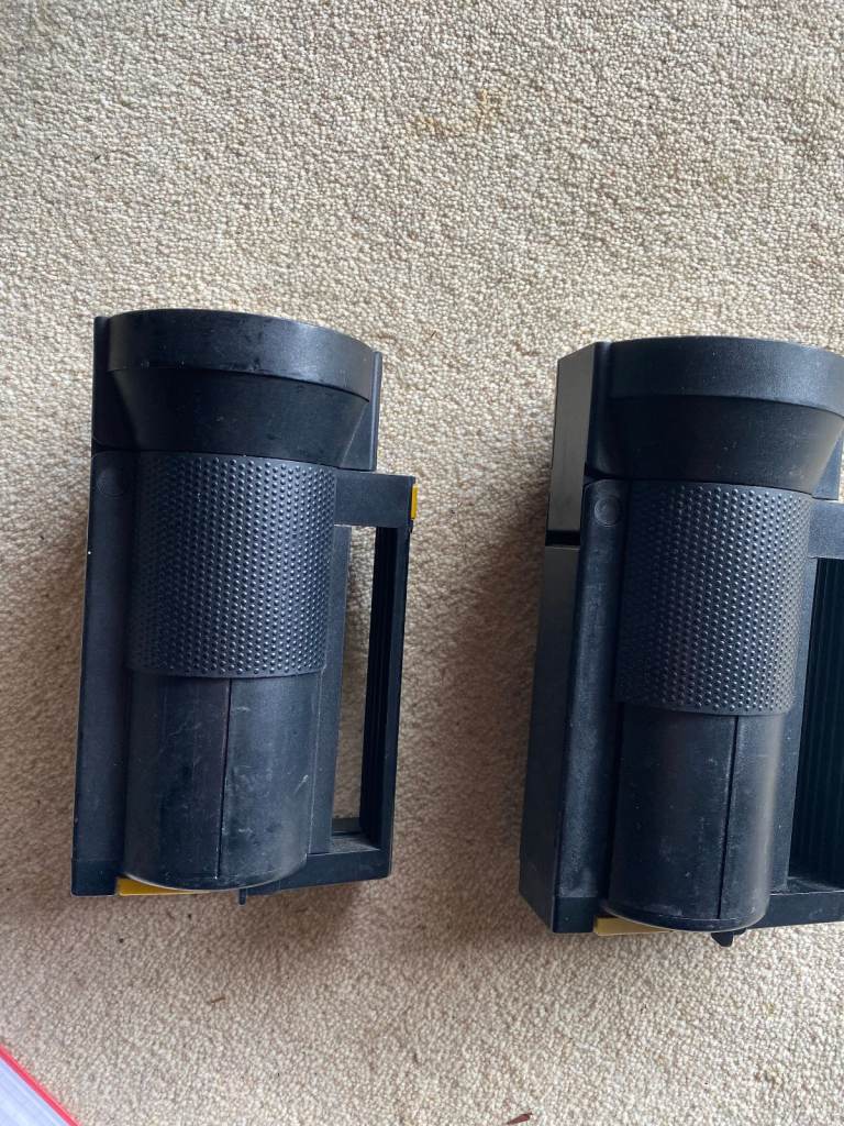 2 VINTAGE  DURACELL DURABEAM TWIN FUNCTION TORCH - CAMPING / WORKSHOP