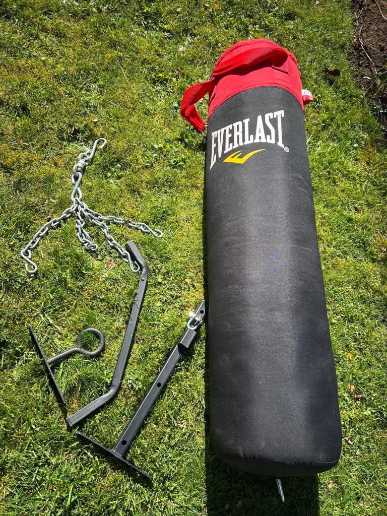 Everlast Heavy Punch Bag - Good Condition & Ready to Hang