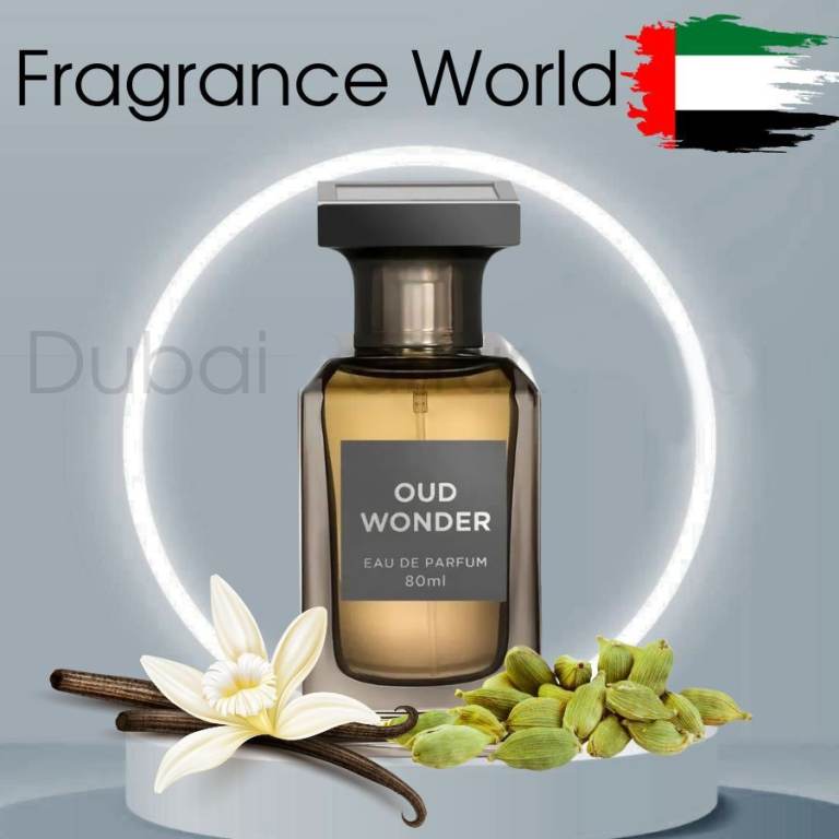 Oud Wonder 80ml EDP Mens Designer Perfume Spray by Fragrance World Eau De Parfum