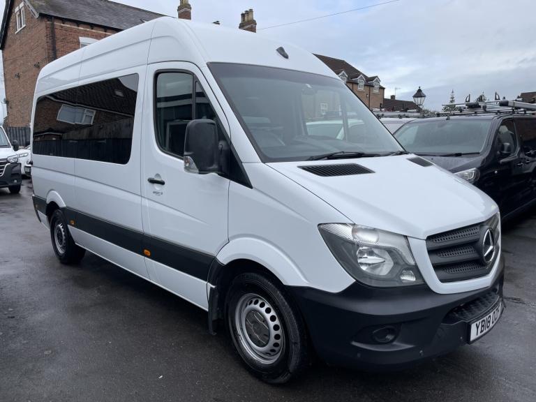 MERCEDES-BENZ SPRINTER 2.2 CDI 314 140BHP 13 SEAT AUTOMATIC MINIBUS EURO 6 2018