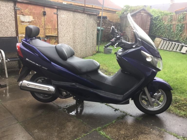Suzuki Burgman 400cc maxi scooter, may deliver 