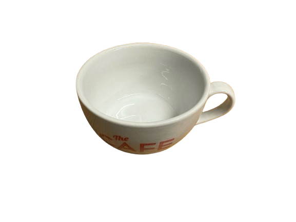 6 X Tesco The Cafe Style White Porcelain Ceramic Coffee Mugs 9oz Tea Coffee