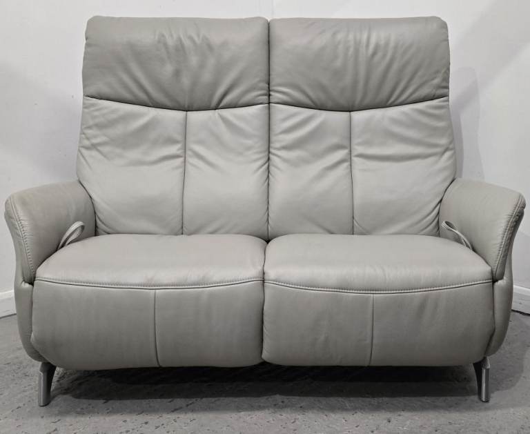 Himolla Stratus 2 Seater Leather Recliner Sofa With Integral Footrest 112251