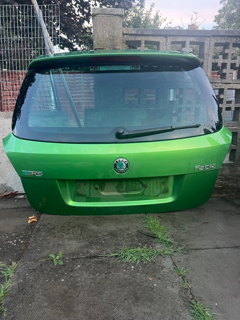 Skoda Fabia VRS Estate Mk2 2007-2014 Tailgate Rear Boot Lid Green LF6Z