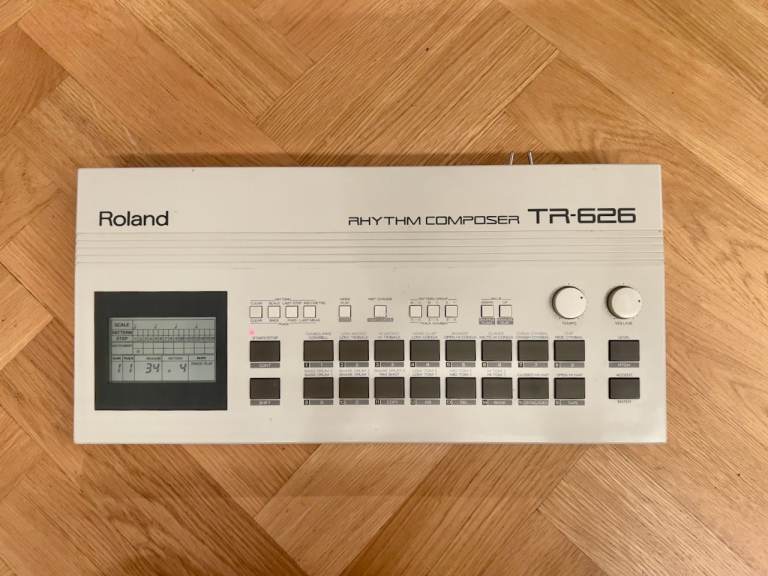 Roland TR-626 Drum machine with HKA ROM update TR-909, TR-808, Linn, DMX etc