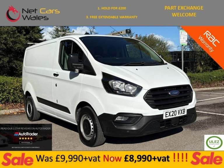 2020 Ford Transit Custom 2.0 EcoBlue 105ps Low Roof Leader Van PANEL VAN Diesel Manual