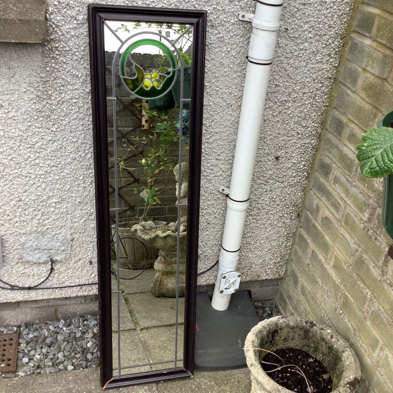 Reduced again again Authentic stained glass effect designed glass mirror 